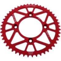 REAR SPROCKET ALUMINIUM 49 TOOTH PITCH 428 RED 2701