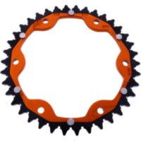 REAR SPROCKET DUAL 38 TOOTH PITCH 525 ORANGE 2749