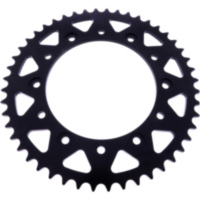 REAR SPROCKET ALUMINIUM 48 TOOTH PITCH 520 BLACK