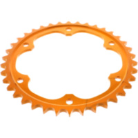 Rear sprocket aluminium 38tooth pitch 525 orange