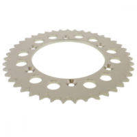 Rear sprocket aluminium 43 tooth pitch 520 silver