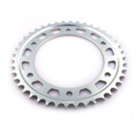 Rear sprocket aluminium 42tooth pitch 525 silver