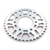 Rear sprocket aluminium 43tooth pitch 525 silver