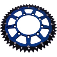 REAR SPROCKET DUAL 49 TOOTH PITCH 520 BLUE 2581