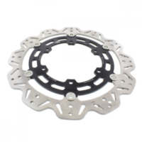 Brake disk VEE EBC black