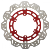 Brake disk VEE EBC red