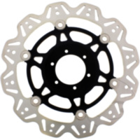 Brake disc vee front ebc VR1014BLK