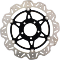 Brake disc vee front ebc VR3058BLK