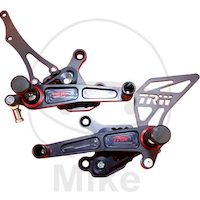 Rear set kit aluminium MCF107RAC