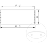 Gleitb kit fork kyb 110044300302