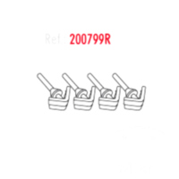 Spare cover Rubber S Shad 200799R fitting for Ducati Monster  800 M414AA/M421AA/M422AA 2007, 77 PS, 57 kw