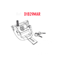 LockSTZ Shad D1B29MAR fitting for Rieju Spike  50  2008, 1,8/8,8 PS, 1,3/6,5 kw
