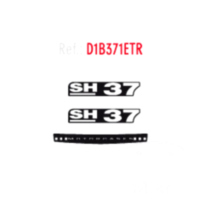 Sticker set Shad D1B371ETR fitting for Rieju Spike  50  2008, 1,8/8,8 PS, 1,3/6,5 kw