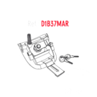 LockSTZ Shad D1B37MAR fitting for Rieju Spike  50  2008, 1,8/8,8 PS, 1,3/6,5 kw