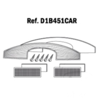 Replacement reflector white Shad D1B451CAR