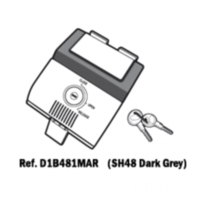 Schlosssatz Shad D1B481MAR passend für Honda CBR  125 JC50A 2019, 13,3 PS, 10 kw