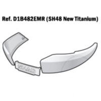Ersatz Seitenblende titan Shad passend für Honda CBR  125 JC50A 2019, 13,3 PS, 10 kw