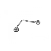 Spare FANGBAND Shad fitting for Vespa PK Automatik E-Starter 125 VAM1T 1984, 8 PS, 6 kw