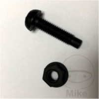 Number plate screws plastic black