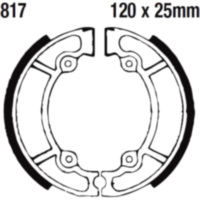 Bremsbacken mit Feder EBC 817