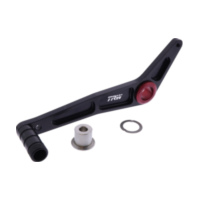 Gear lever alu black trw