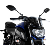 Sportscheibe New Generation Puig für Nakedbike rauchgrau 1310005