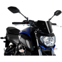 Sportscheibe New Generation Puig für Nakedbike schwarz 1310006