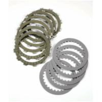 NEWFREN Steel Clutch Plates + Friction Clutch Plates Set - for: Aprilia for AF150, REDROSE50, RX50