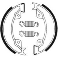 TECNIUM Street Organic Brake shoes - BA077 for Honda XL500R