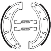 TECNIUM Off-Road Organic Brake shoes - BA118 for Husqvarna CR125, CR250, CR500