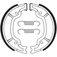 TECNIUM Scooter/Street Organic Brake shoes - BA199 for Yamaha MAJESTY125, MAJESTY180, XVS125DRAGSTAR MBK SKYLINER125