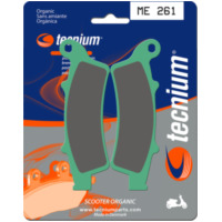 TECNIUM Scooter Organic Brake pads - ME261 for Kymco DOWNTOWN/SUPERDINK125, K-XCT125I, PEOPLE125 Aprilia SCARABEO125, SCARABEO150, SCARABEO200