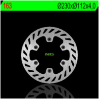 NG BRAKES Bremsscheibe starr - 163 für Aprilia MX50 Yamaha DT50R