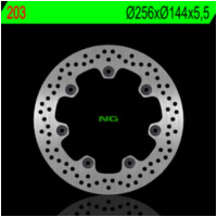 NG BRAKES Bremsscheibe starr - 203 für Honda XL600L, XL600R