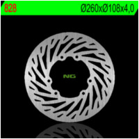 NG BRAKES Fix Brake Disc - 828 for Rieju 125MARATHONPRO, MRT50, MRX50
