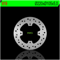NG BRAKES Fix Brake Disc - 919 for Honda FMX650