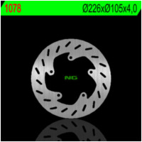 NG BRAKES Fix Brake Disc - 1078 for Peugeot LOOXOR502T