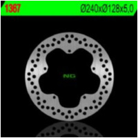 NG BRAKES Fix Brake Disc - 1367 for Piaggio X10125, X10350, X10500