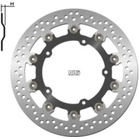 NG BRAKES Bremsscheibe schwimmend - 1786G für Yamaha FZ6600, FZ6600S2, MT-03