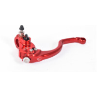 BERINGER Aerotec® Radial Clutch Master Cylinder Ø17,5mm Separated Reservoir Red (Radial Lever Type 5 - 16cm) for Ducati, Honda, Suzuki