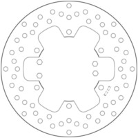 BREMBO Serie Oro Bremsscheibe starr - 68B407H8 für Ducati 1000MONSTER, 620MULTISTRADA, 696MONSTER Yamaha FZS600FAZER, TDM850, XJ600N
