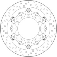 BREMBO Oro Floating Brake Disc - 78B40846 for BMW K1100LT, K1100RS, R1100R
