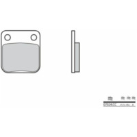 BREMBO Scooter Carbon Ceramic Brake pads - 07024CC for Daelim CORDI50, DELFINO100, E-FIVE50 Honda CRM50