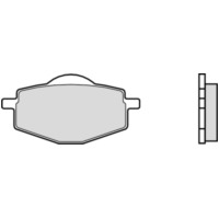 BREMBO Scooter Carbon Keramik Bremsbeläge - 07039CC für Yamaha DT50, DT50R, DT80 MBK FLAME125, VERTEX150