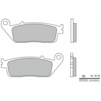 BREMBO Scooter Sintered Metal Brake pads - 07075XS for Honda FJS400SILVERWING, FJS600SILVERWING
