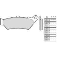 BREMBO Street Sintered Metal Brake pads - 07BB03LA for BMW, Honda, KTM