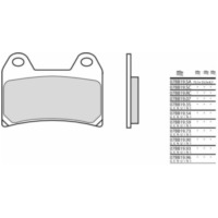 BREMBO Genuine Sintered Metal Brake pads - 07BB1990 for Aprilia, Ducati, for: Moto Guzzi