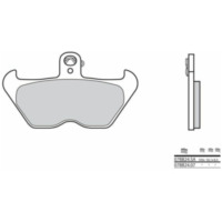 BREMBO Street Carbon Ceramic Brake pads - 07BB2407 for BMW K1200LT, K1200RS, R1100GS