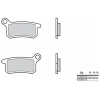 BREMBO Off-Road Sintermetall Bremsbeläge - 07GR69SX für KTM, für: Gas Gas, Husqvarna
