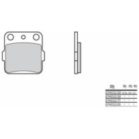 BREMBO Off-Road Sintered Metal Brake pads - 07HO22SX for Honda, Suzuki, Yamaha